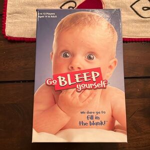 Go Bleep Yourself card game.  New in box.